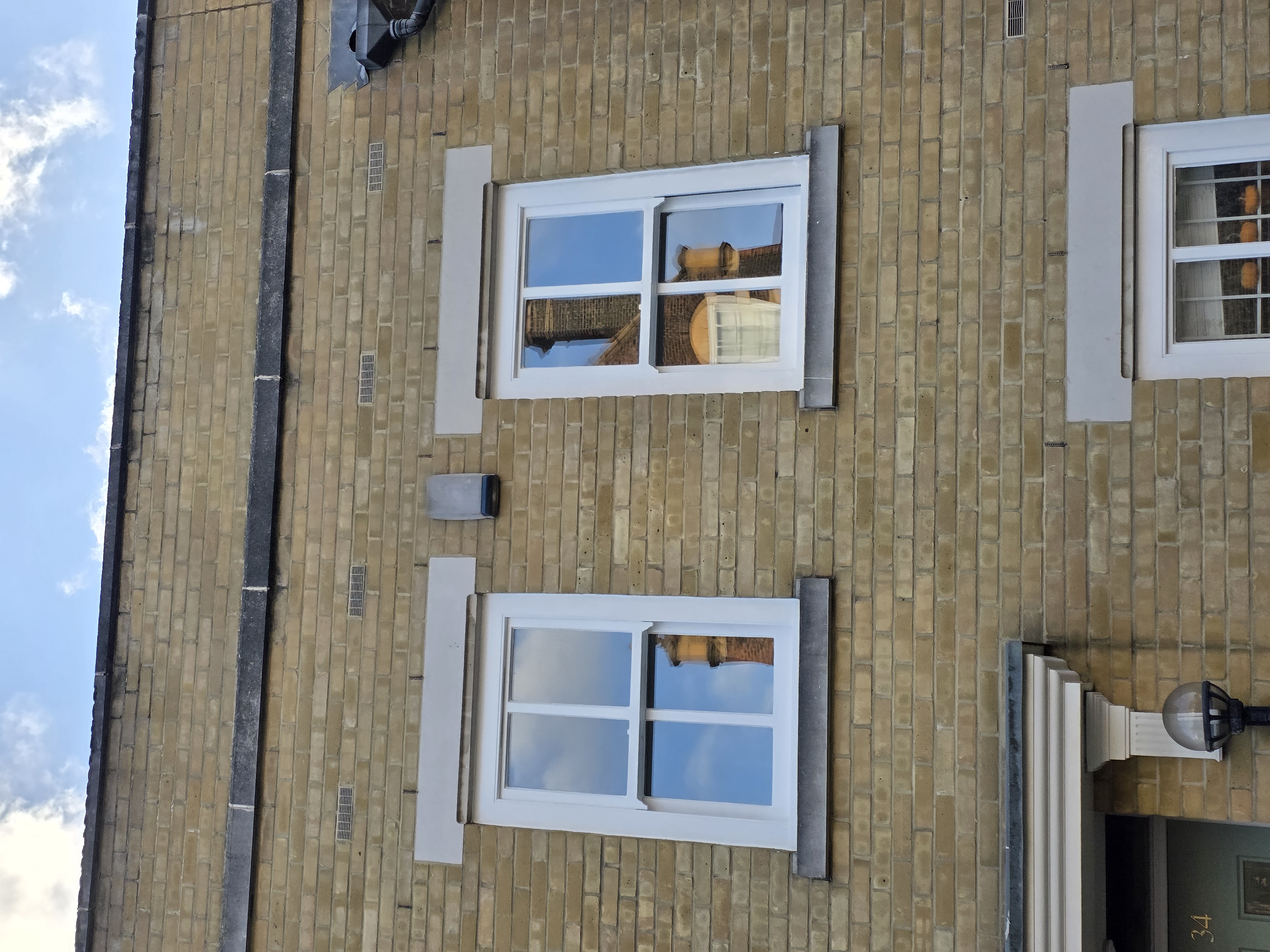 Restored timber sash windows in Worcester